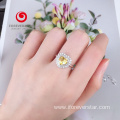 925 Sterling Silver White Gold Color Plated Rings